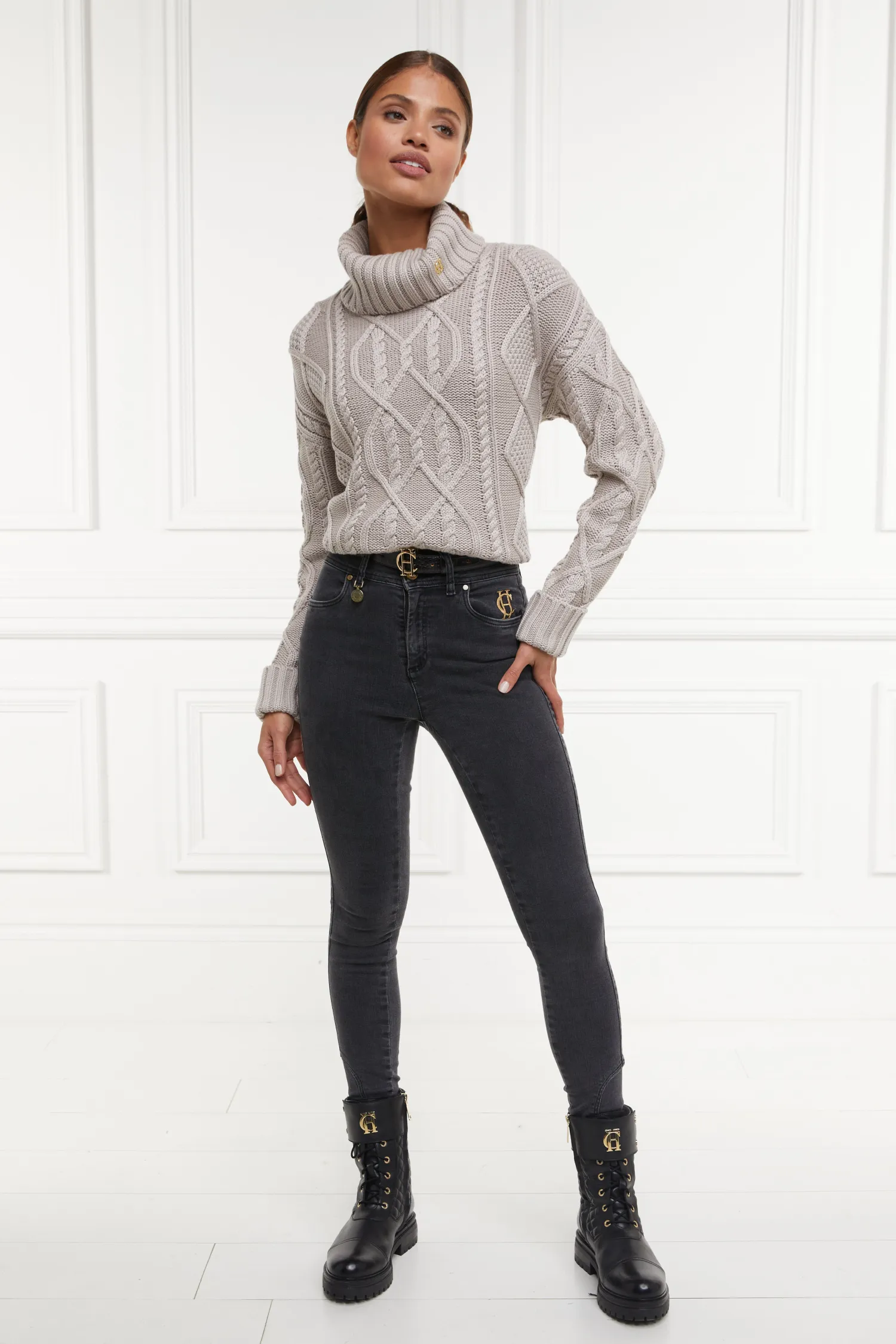 Fashion Jodhpur Jean (Washed Black) Women Jeans