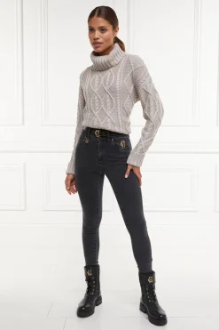 Fashion Jodhpur Jean (Washed Black) Women Jeans