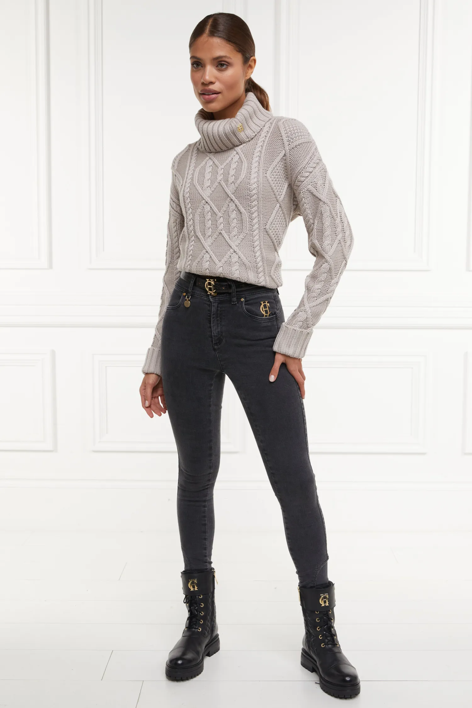 Fashion Jodhpur Jean (Washed Black) Women Jeans