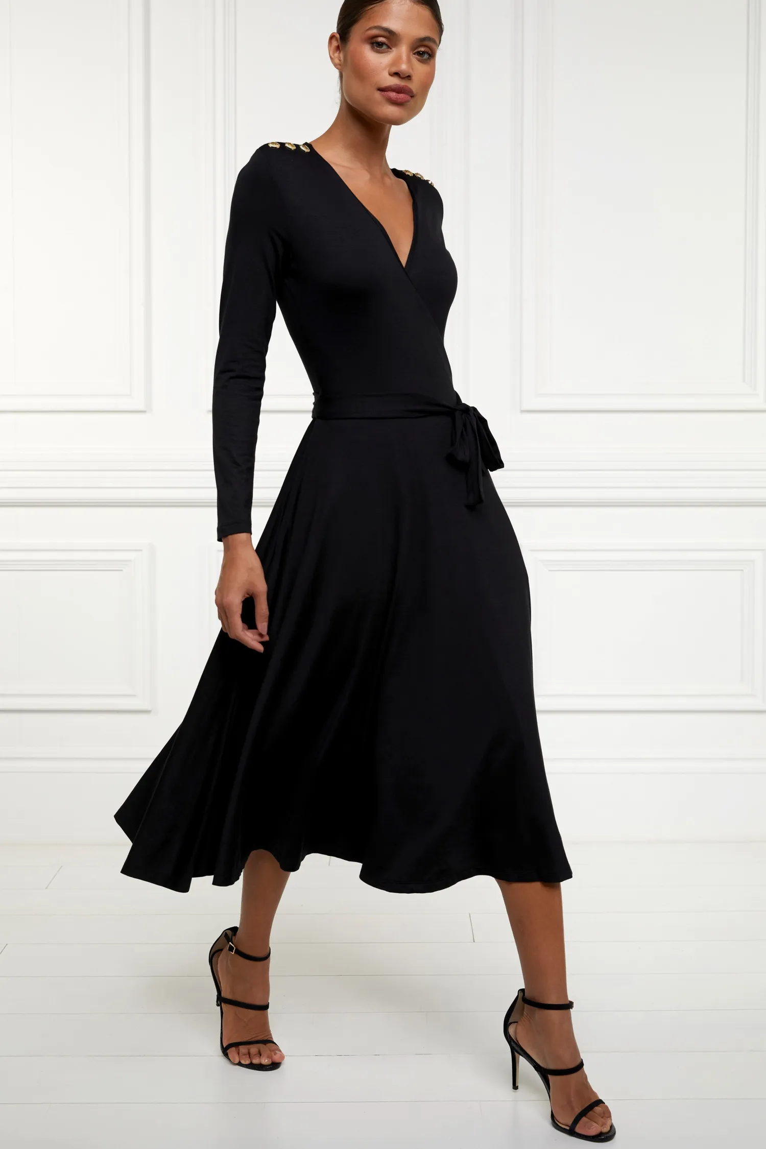 Outlet Juliette Midi Wrap Dress Women Dresses