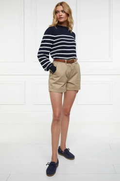 Discount Kelsie Crew Neck Knit (Ink Navy Stripe) Women Knitwear