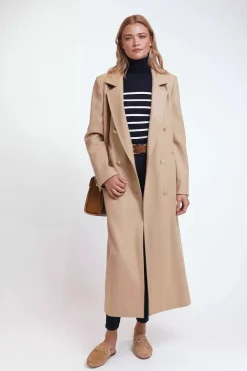 Hot Kelsie Roll Neck Knit (Ink Navy Natural Stripe) Women Knitwear