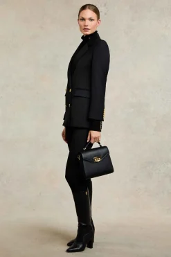 Online Kensington Knee Boot (Black Leather) Women Boots