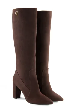 Best Kensington Knee Boot (Chocolate Suede) Women Boots