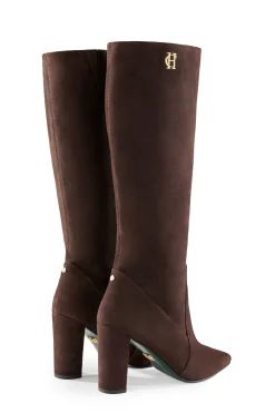 Best Kensington Knee Boot (Chocolate Suede) Women Boots