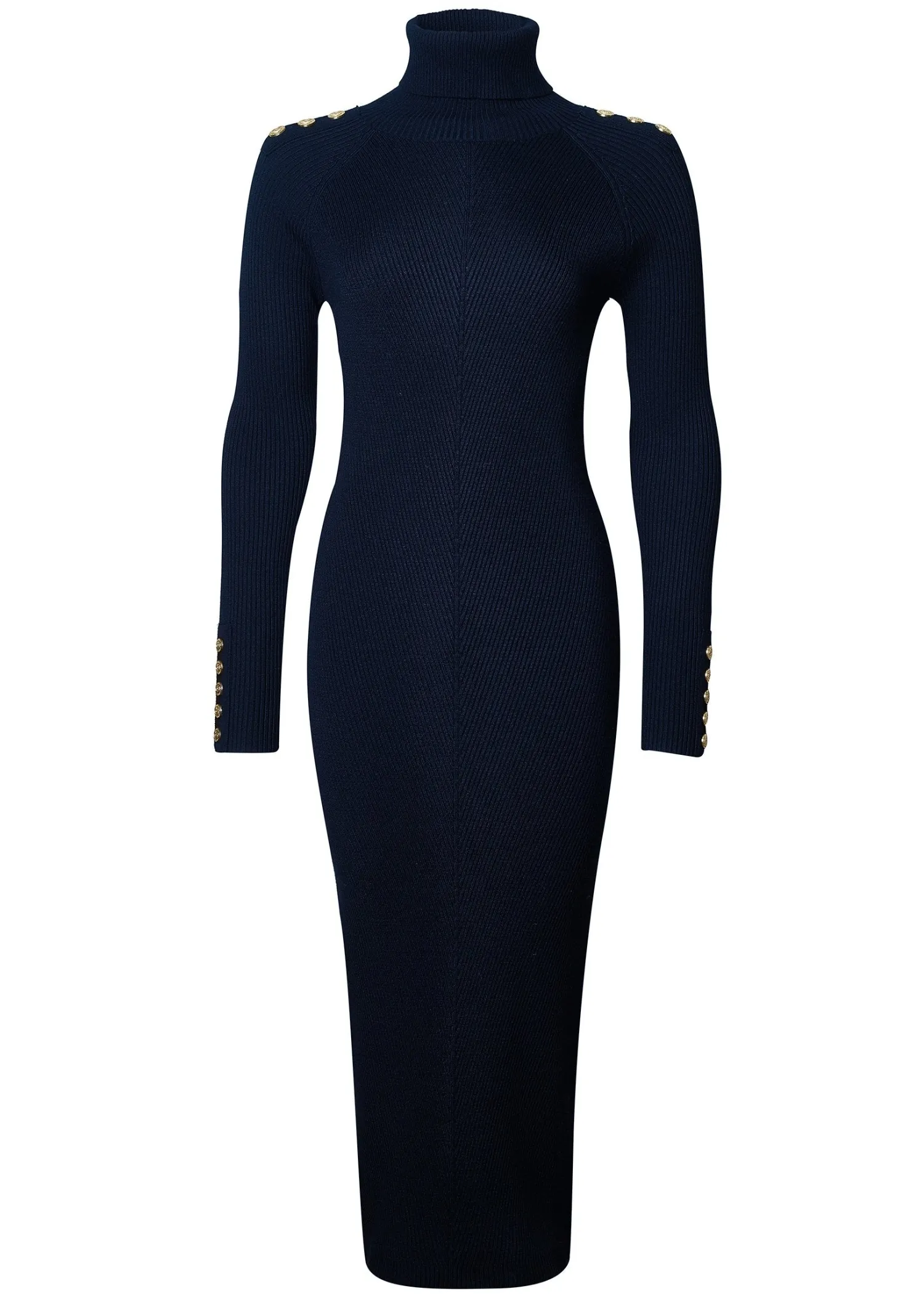 New Kensington Midi Jumper Dress (Ink Navy) Women Dresses
