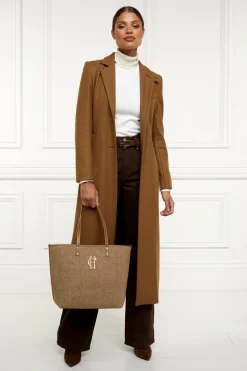 New Kensington Tote Bag (Tan Herringbone) Women Tote Bags|Bags