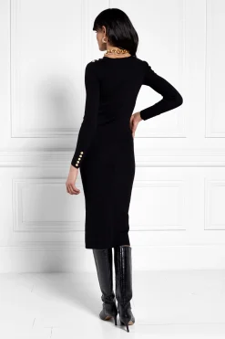 Clearance Kensington V-Neck Midi Dress Women Dresses