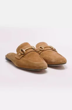 Hot Kingston Horse Bit Loafer (Tan Suede) Women Loafers