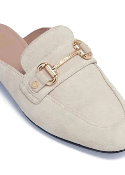 Hot Kingston Horse Bit Loafer (Taupe Suede) Women Loafers