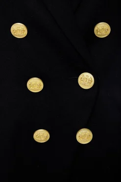 New Knightsbridge Blazer (Black Barathea) Women Court Shoe|Tailoring