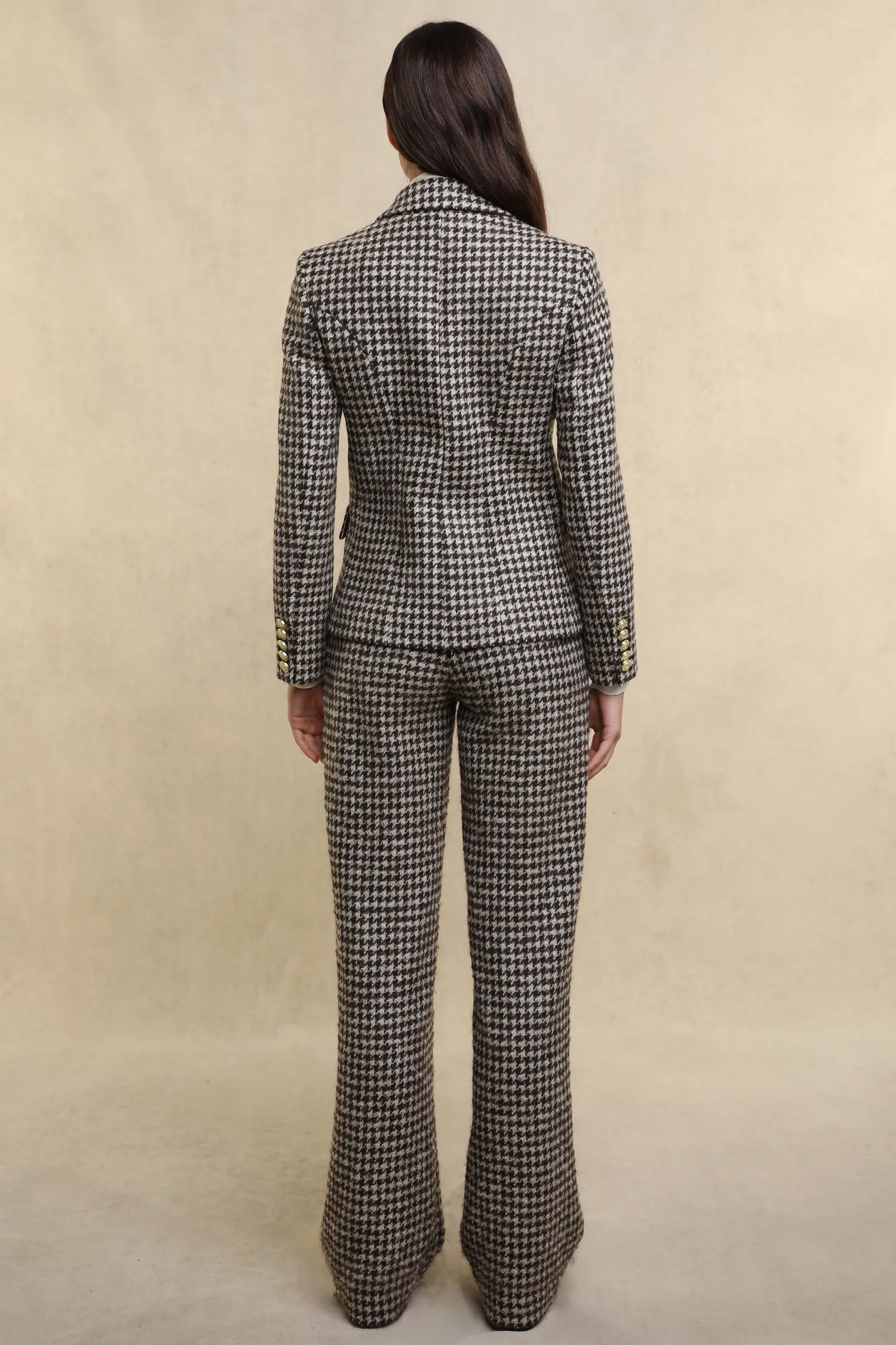 Sale Knightsbridge Blazer (Coffee Houndstooth) Women Blazers|Tailoring