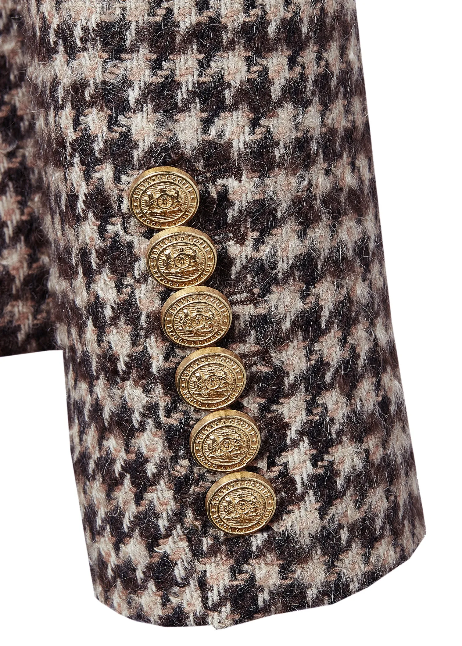 Sale Knightsbridge Blazer (Coffee Houndstooth) Women Blazers|Tailoring