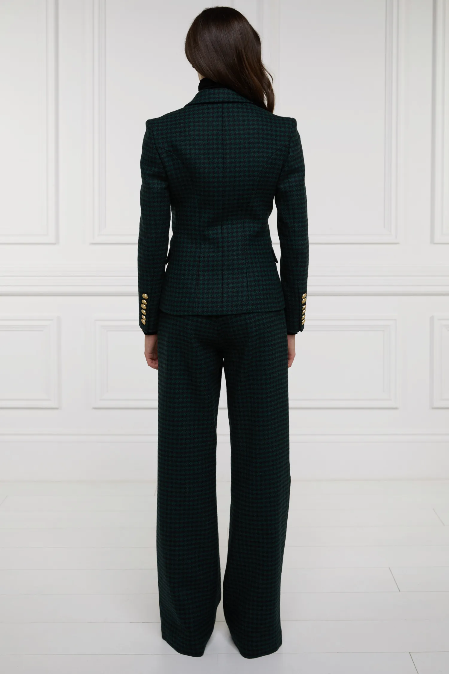 Online Knightsbridge Blazer (Emerald Houndstooth) Women Blazers|Tailoring