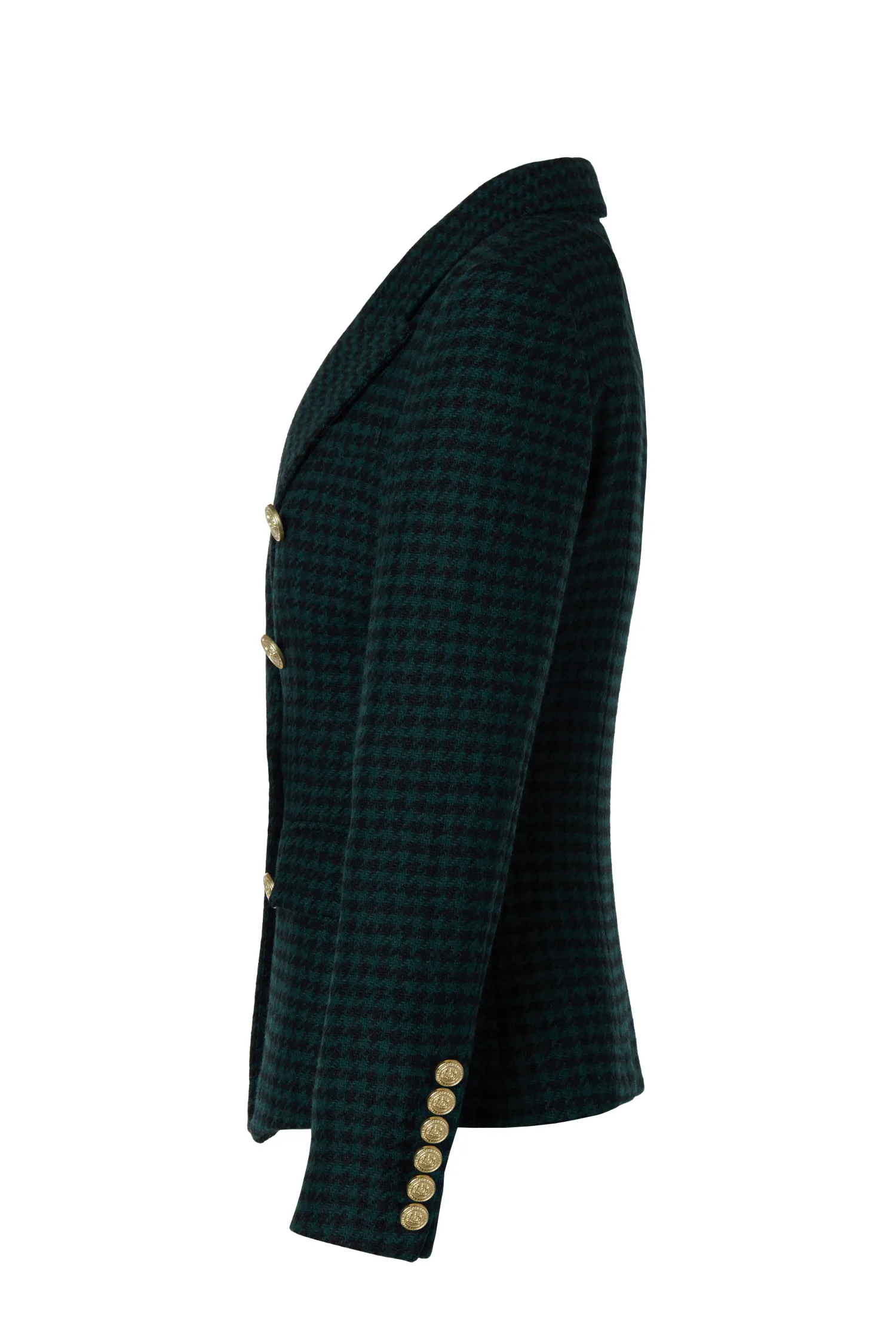 Online Knightsbridge Blazer (Emerald Houndstooth) Women Blazers|Tailoring