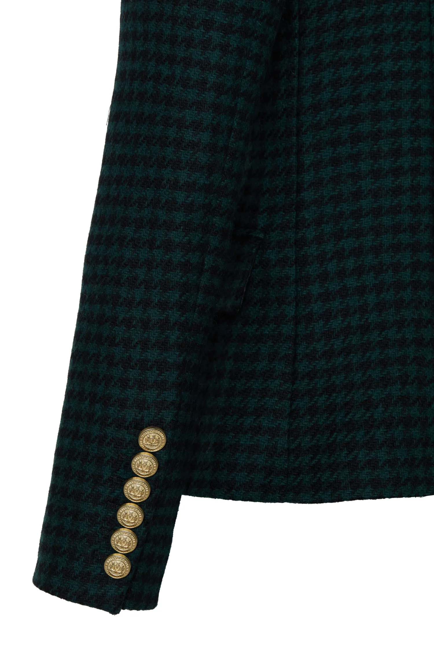 Online Knightsbridge Blazer (Emerald Houndstooth) Women Blazers|Tailoring