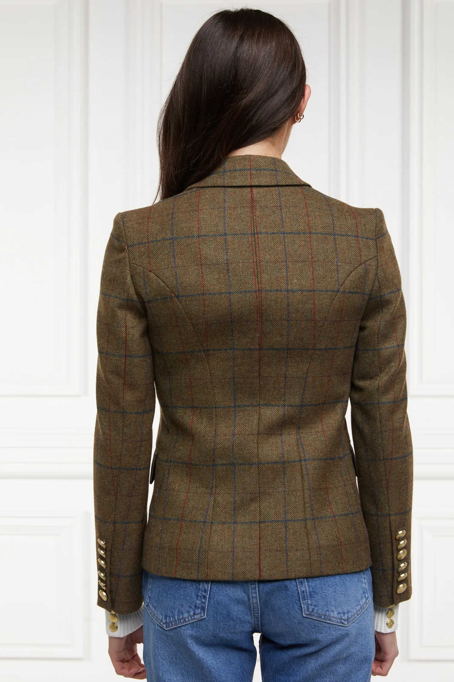 Hot Knightsbridge Blazer (Glen Green) Women Blazers|Tailoring