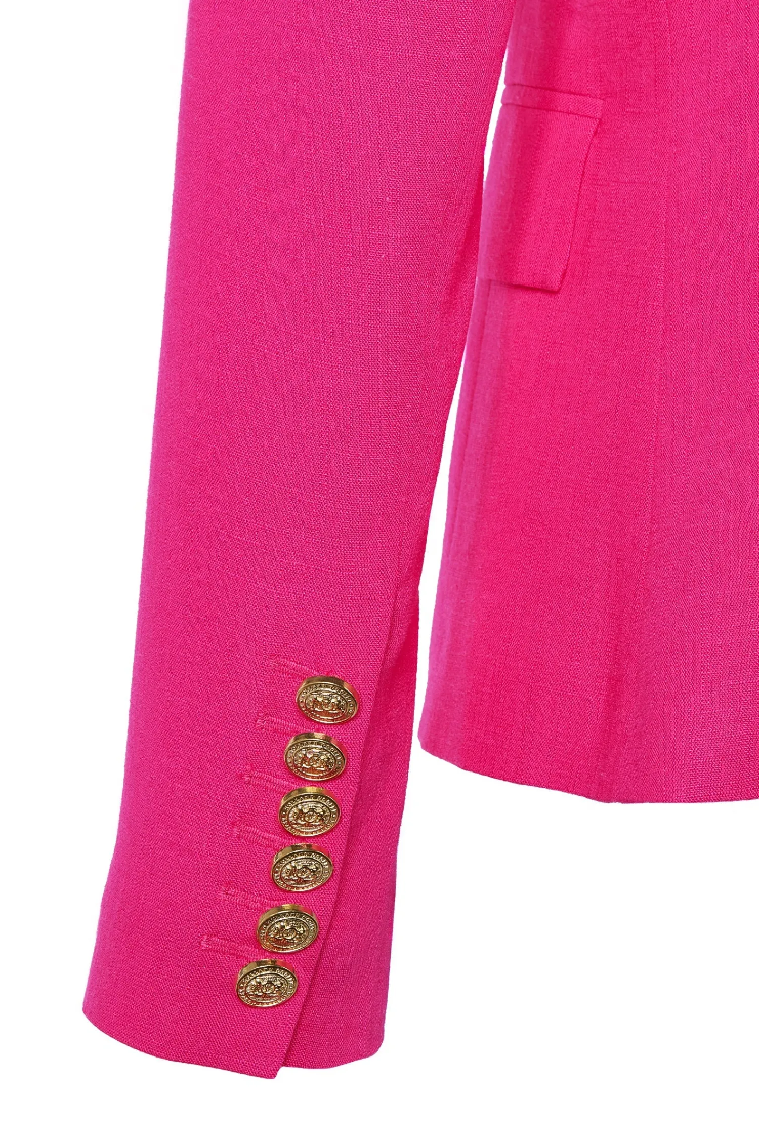 Sale Knightsbridge Blazer (Hot Pink Linen) Women Blazers|Tailoring