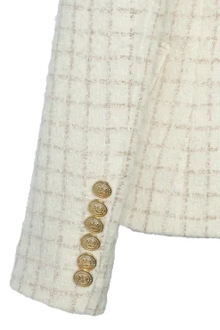 Hot Knightsbridge Blazer (Ivory Sparkle Tweed) Women Blazers|Tailoring
