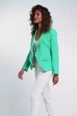 Best Knightsbridge Blazer (Jade Linen) Women Blazers|Tailoring