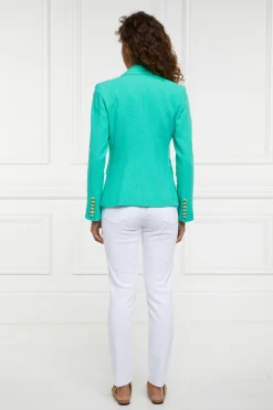 Best Knightsbridge Blazer (Jade Linen) Women Blazers|Tailoring