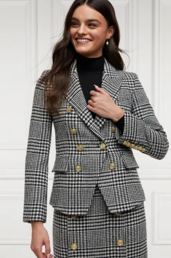 Outlet Knightsbridge Blazer (Large Scale Prince Of Wales Mono) Women Blazers|Tailoring