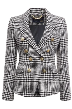 Outlet Knightsbridge Blazer (Large Scale Prince Of Wales Mono) Women Blazers|Tailoring