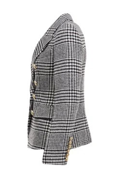 Outlet Knightsbridge Blazer (Large Scale Prince Of Wales Mono) Women Blazers|Tailoring