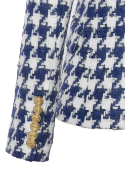 Discount Knightsbridge Blazer (Large Scale Navy Houndstooth) Women Blazers|Tailoring