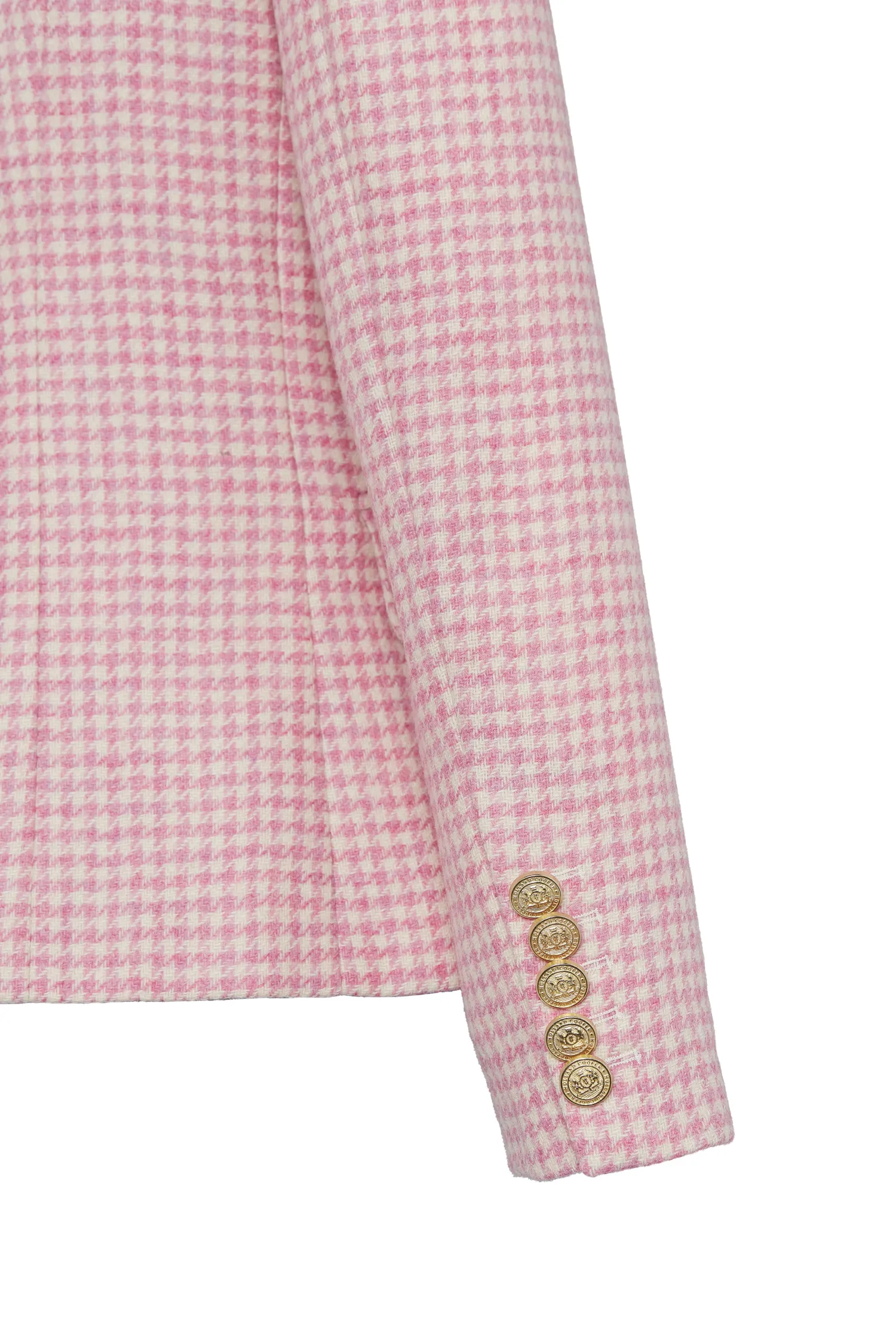 Online Knightsbridge Blazer (Light Pink Puppytooth) Women Blazers|Tailoring