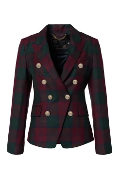 Hot Knightsbridge Blazer (Mulberry Tartan) Women Tailoring|Blazers