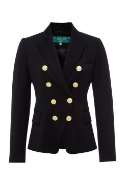 Hot Knightsbridge Blazer (Navy Barathea) Women Blazers|Tailoring