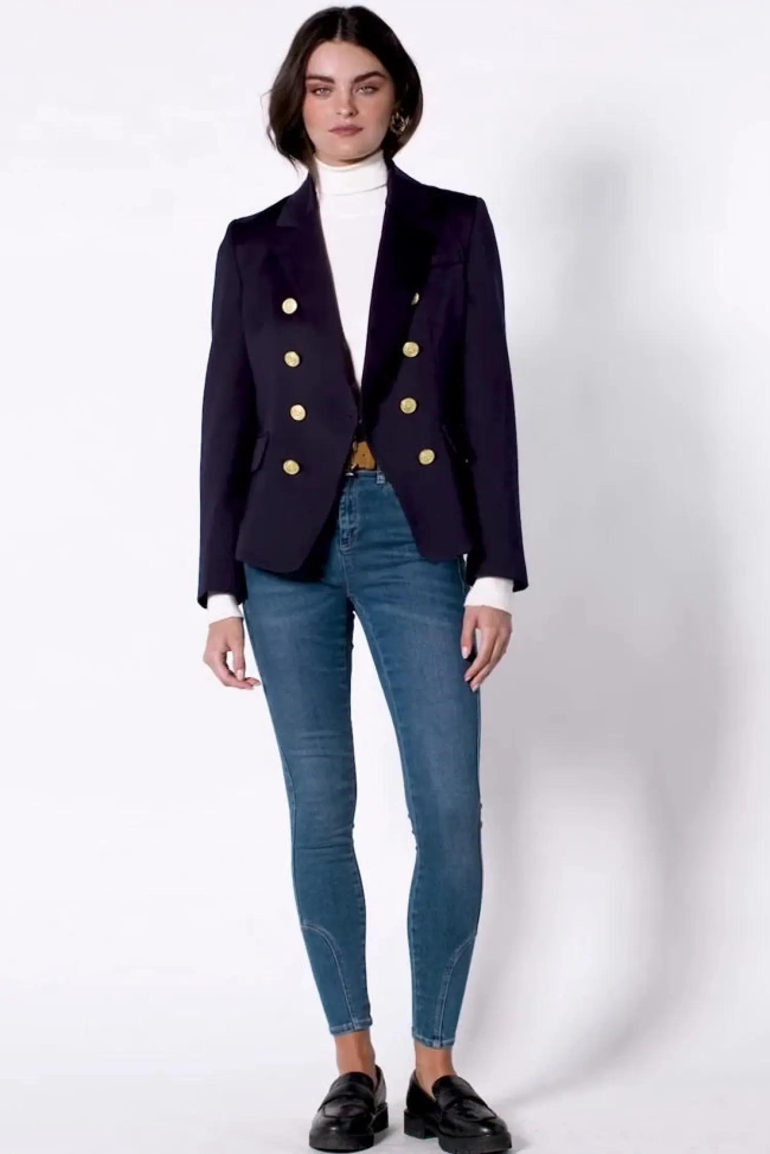 Hot Knightsbridge Blazer (Navy Barathea) Women Blazers|Tailoring