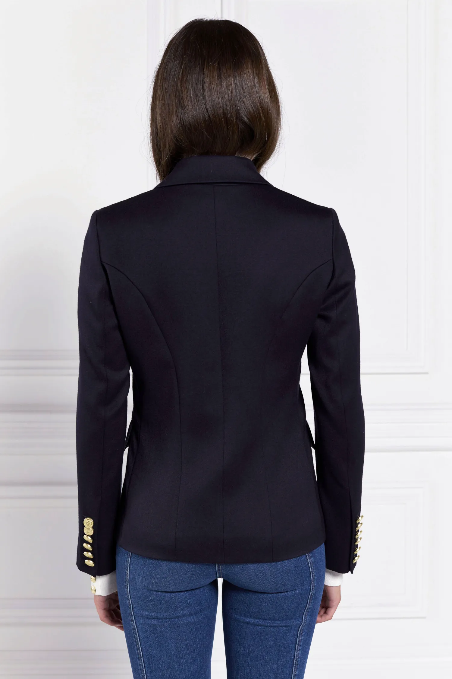 Hot Knightsbridge Blazer (Navy Barathea) Women Blazers|Tailoring