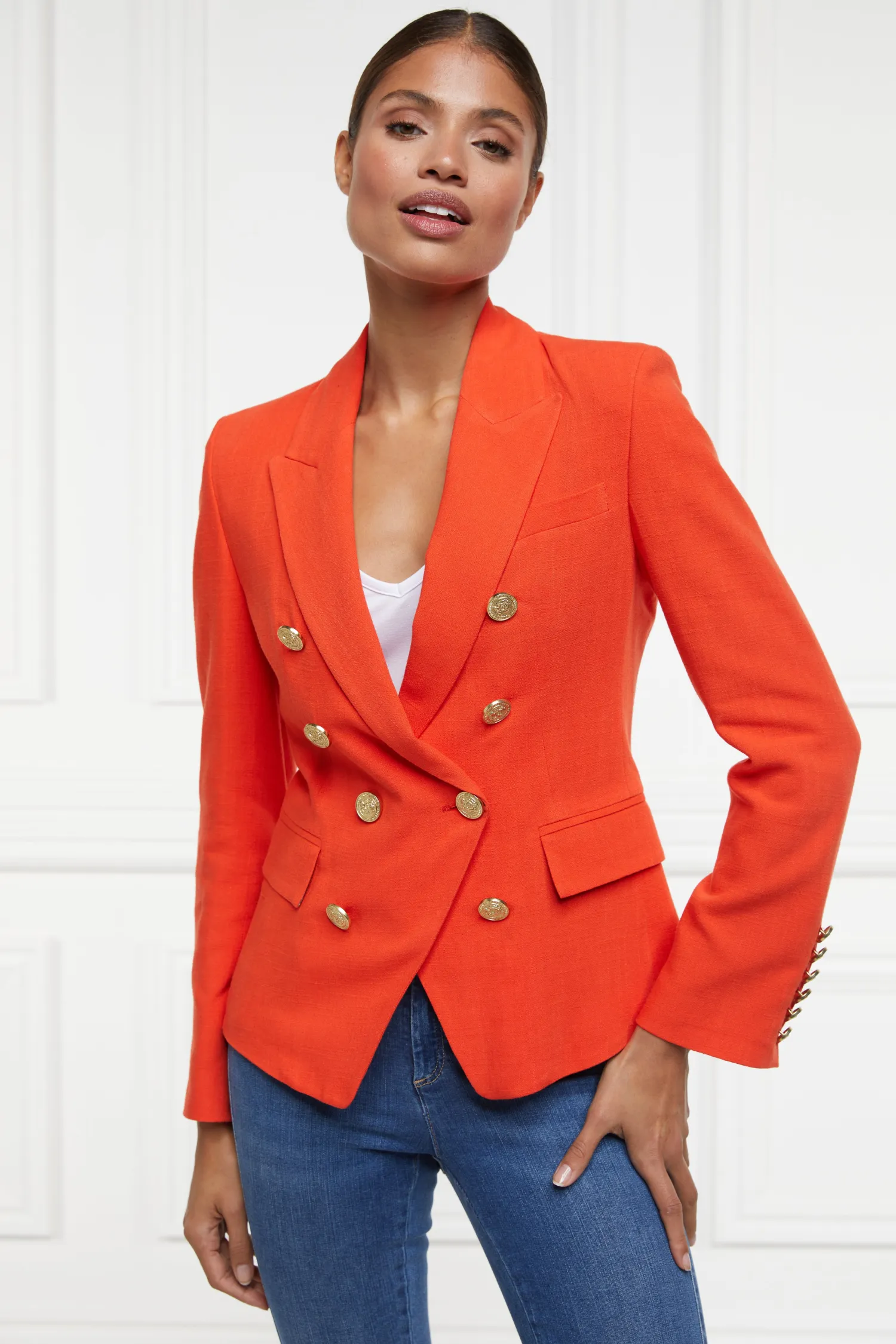 Discount Knightsbridge Blazer (Neroli Linen) Women Tailoring|Blazers