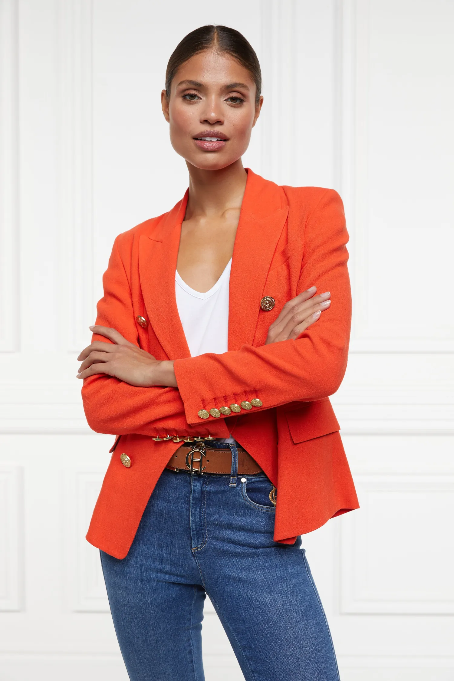 Discount Knightsbridge Blazer (Neroli Linen) Women Tailoring|Blazers