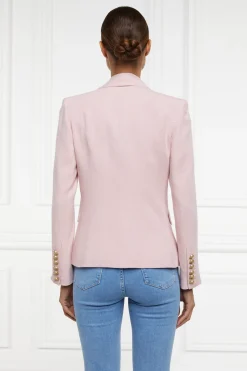 Clearance Knightsbridge Blazer (Pink Linen) Women Blazers|Tailoring