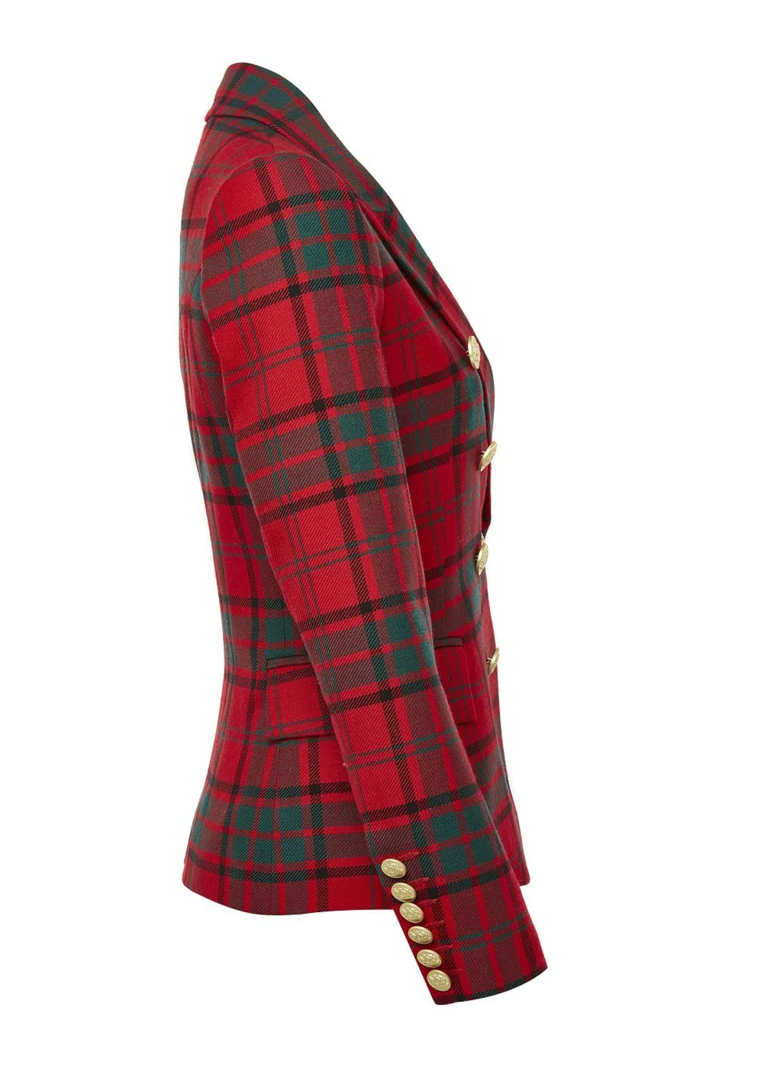 Outlet Knightsbridge Blazer (Red Tartan) Women Blazers|Tailoring