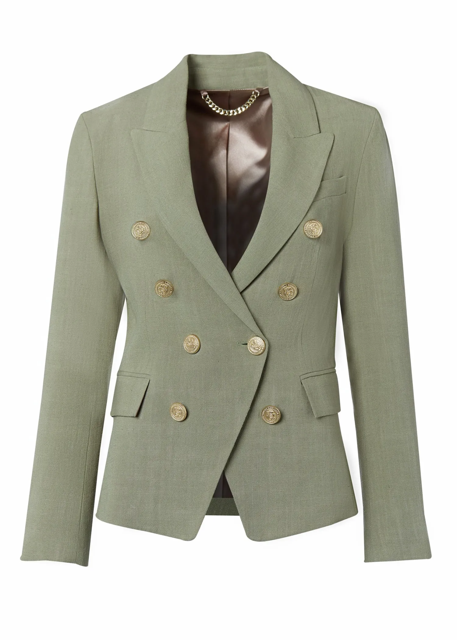 Sale Knightsbridge Blazer (Sage Linen) Women Blazers|Tailoring