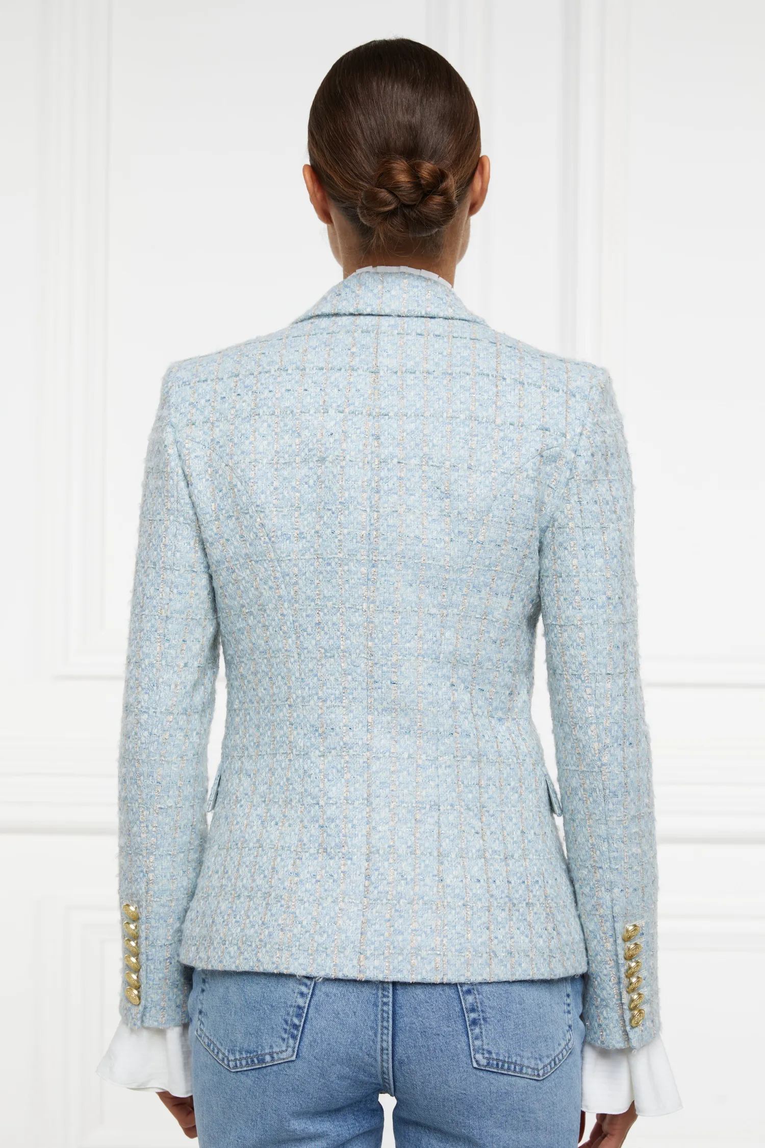 Discount Knightsbridge Blazer (Sky Blue Boucle) Women Tailoring|Blazers