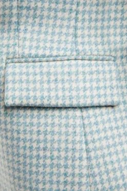 Fashion Knightsbridge Blazer (Teal Houndstooth) Women Blazers|Tailoring