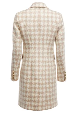 Discount Knightsbridge Coat (Camel Houndstooth) Women Coats|Tailoring