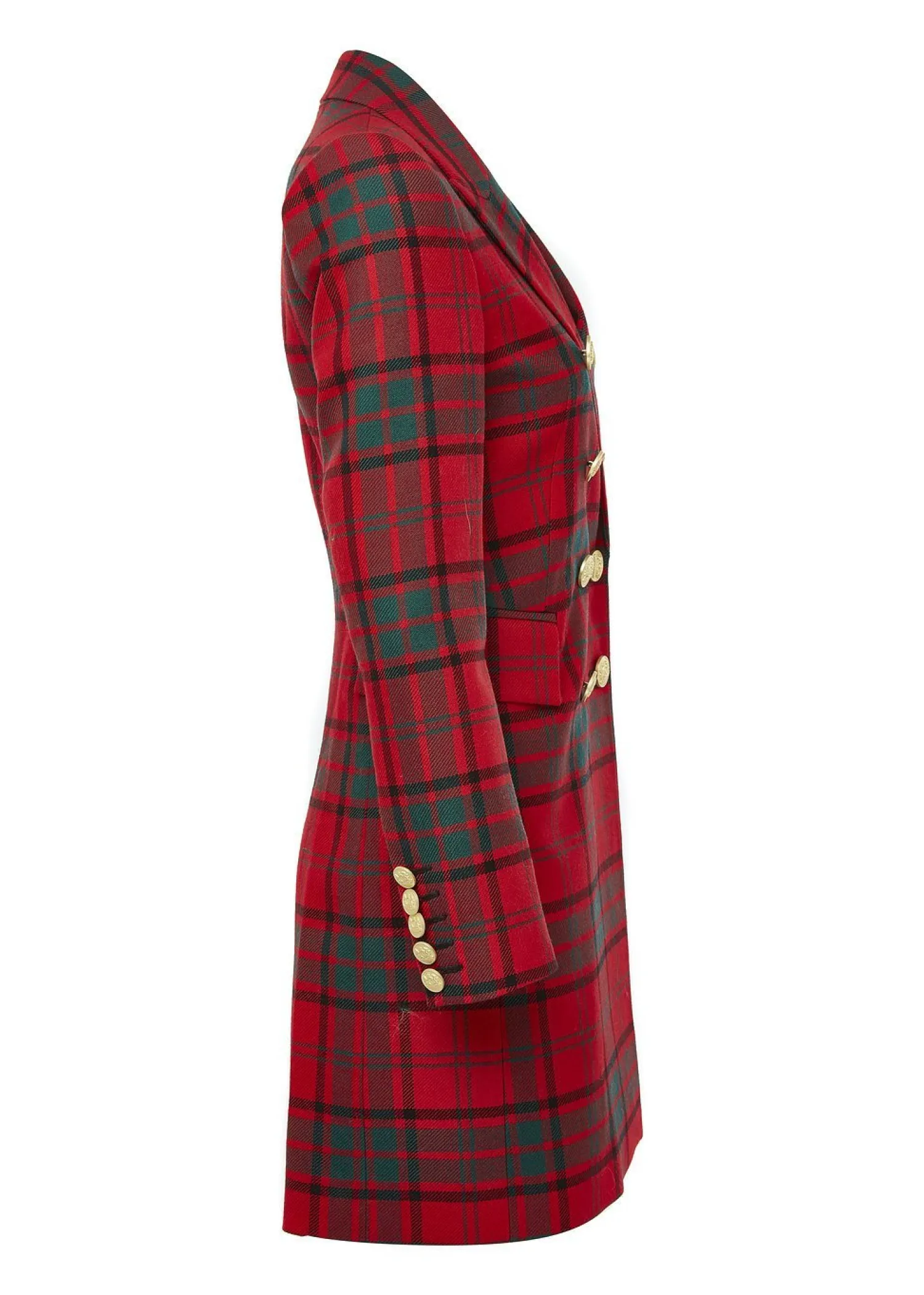 Discount Knightsbridge Coat (Red Tartan) Women Coats|Tailoring