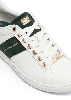 Online Knightsbridge Court Trainer (White Racing Green) Women Trainers