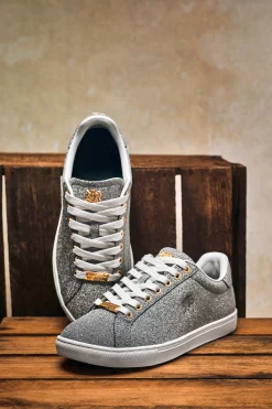 Outlet Knightsbridge Crystal Trainer (Silver Crystal) Women Trainers