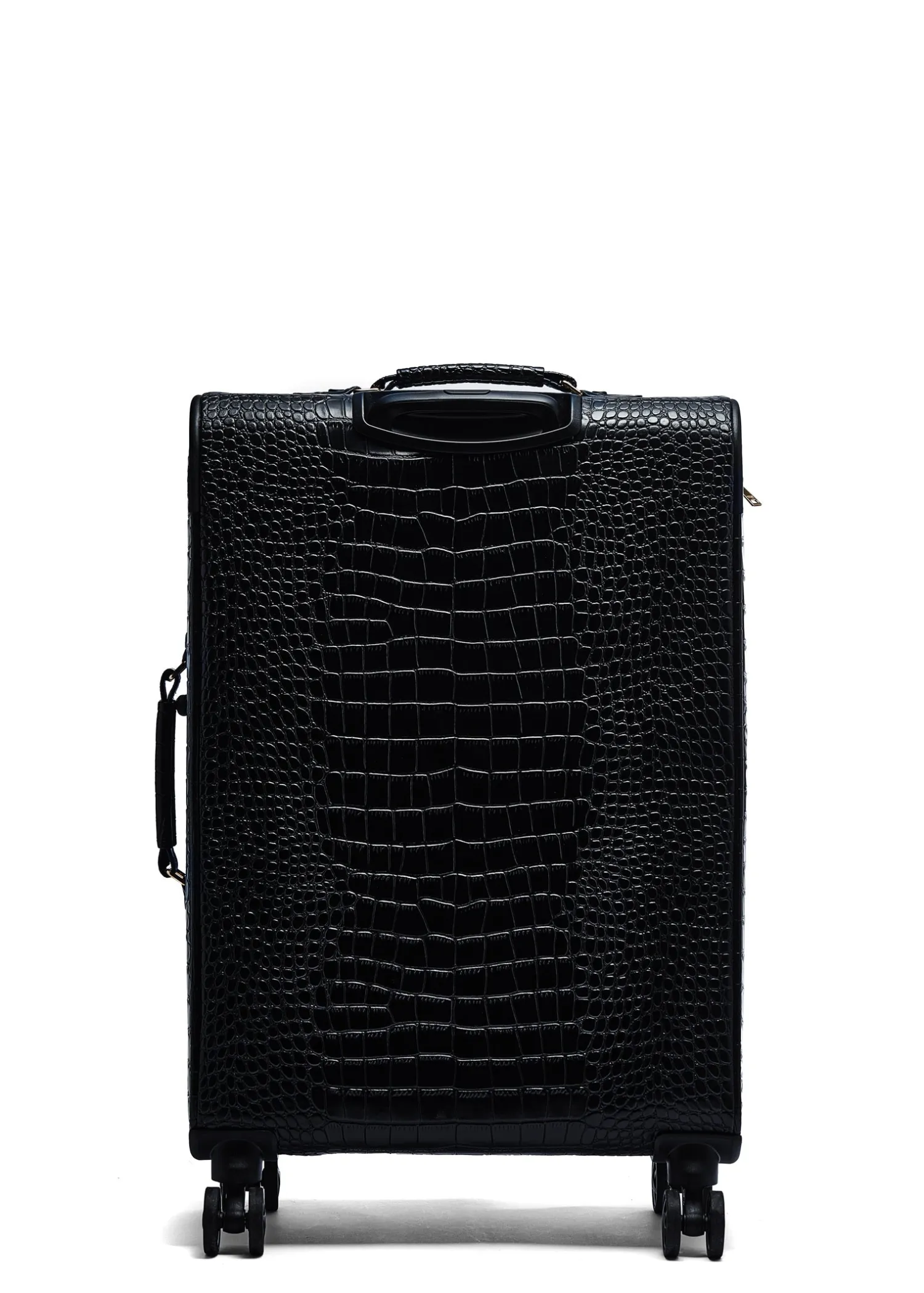 Hot Knightsbridge Large Suitcase (Black Croc) Women Holdalls & Suitcases|Travel Bags