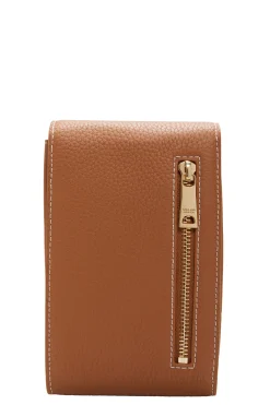 Fashion Knightsbridge Phone Pouch (Tan Gold) Women Crossbody Bags|Clutch Bags