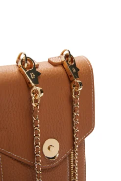 Fashion Knightsbridge Phone Pouch (Tan Gold) Women Crossbody Bags|Clutch Bags