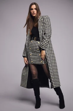 Discount Knightsbridge Skirt (Large Scale Houndstooth) Women Skirts|Tailoring