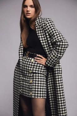 Discount Knightsbridge Skirt (Large Scale Houndstooth) Women Skirts|Tailoring